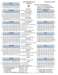 Glassboro Public Schools CALENDAR