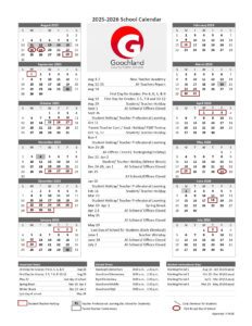Goochland County Public Schools Calendar