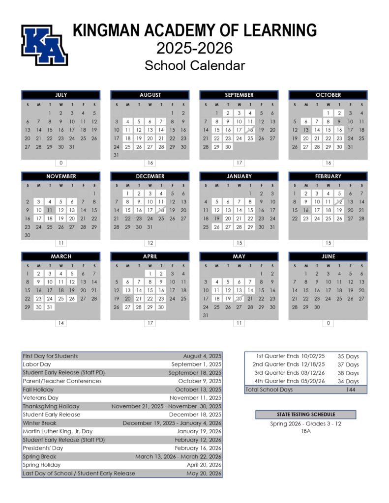 KINGMAN ACADEMY OF LEARNING