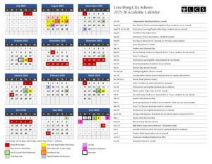 Lynchburg City Schools va Calendar