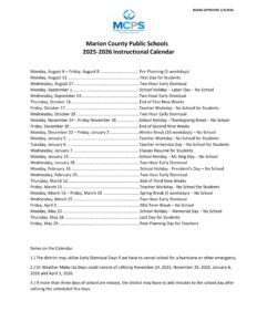 MARION COUNTY PUBLIC SCHOOLS