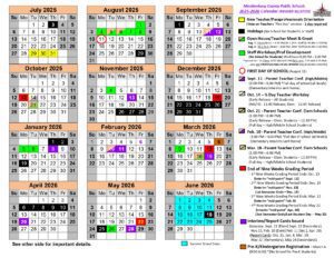 Mecklenburg County Public Schools Calendar