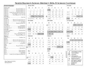 nfsd calendar