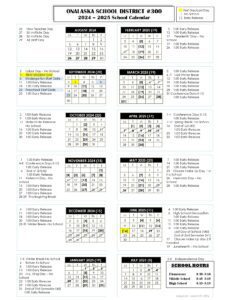 Onalaska School District CALENDAR