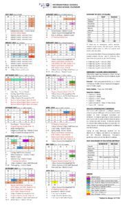 Paterson Public Schools calendar