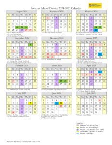 PRESCHOTT SCHOOL DISTRICT CALENDAR