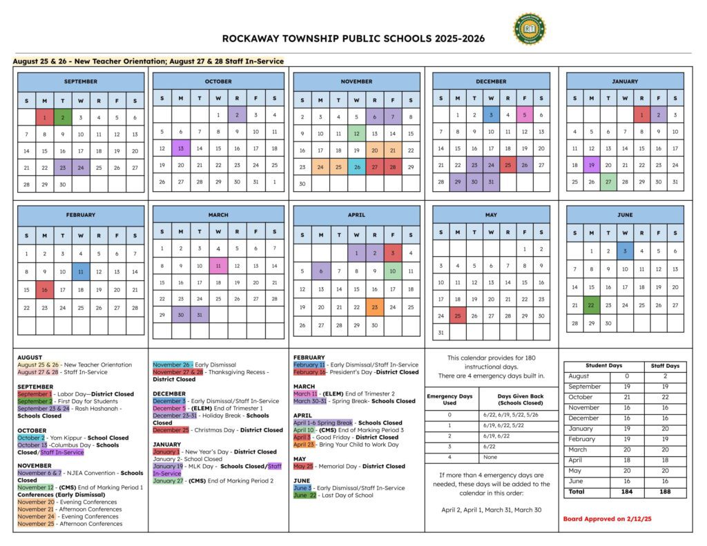 ROCKAWAY TOWNSHIP PUBLIC SCHOOLS
