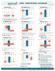 Somerville Public Schools CALENDAR