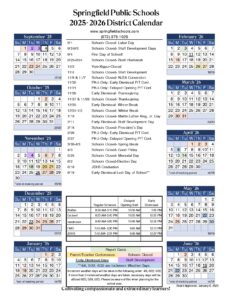 Springfield Public Schools calendar