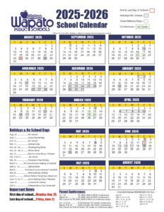 wapato school district Calendar