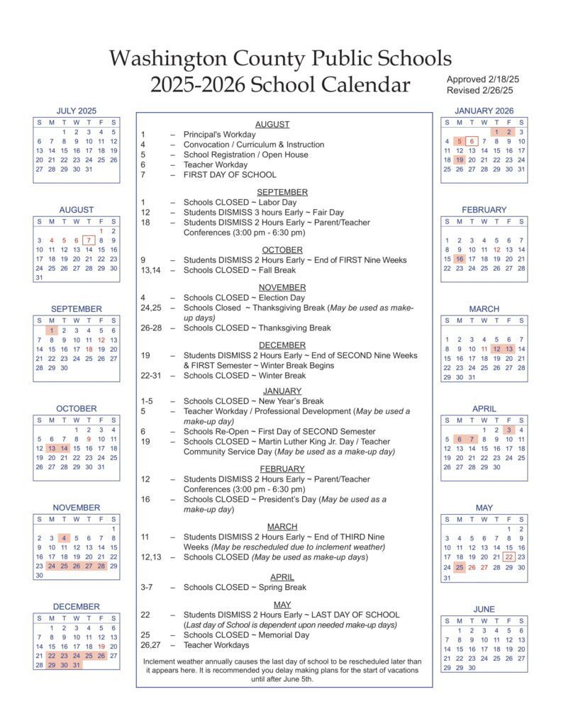 Washington County Public Schools