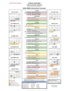 Yakima Public Schools calendar