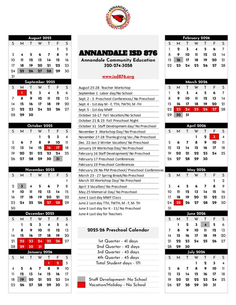 Annandale Community Education 25-26