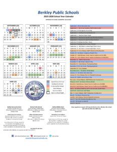 Berkley Public Schools CALENDAR