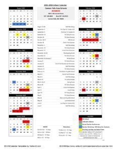 Cannon Falls Area Schools 25-26, 1 CALENDAR