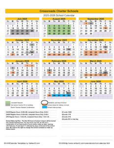 Crossroads Charter Schools CALENDAR