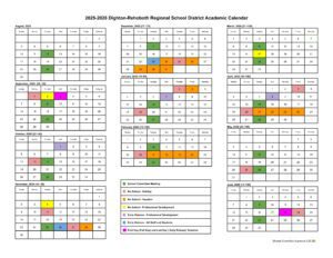 Dighton-Rehoboth Regional School CALENDAR