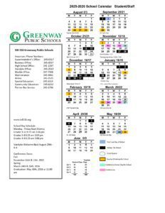 Greenway Public Schools 25-26