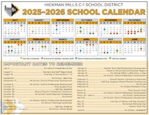 Hickman Mills C-1 School District Calendar