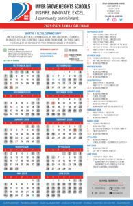 ISD 199 Inver Grove Heights School 25-26 1 calendar