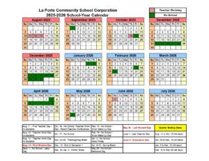 La Porte Community School Corporation, 2025-2026