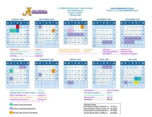 MSD of Steuben County calendar
