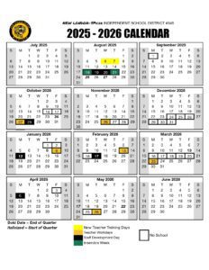 new london spicer school district calendar