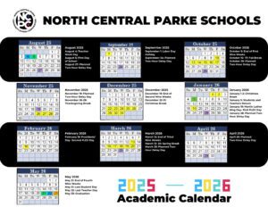 North Central Parke Schools Calendar