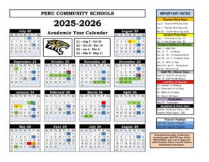peru community school calendar