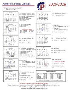 Pembroke public schools calendar