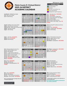 Platte County R-3 School District calendar