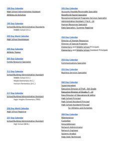 SMITHVILLE School District (2) calendar