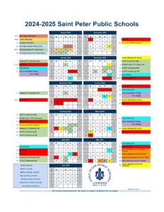 Saint Peter Public Schools CALENDAR