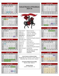 School District of Washburn CALENDAR