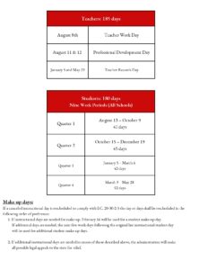 school town of munster CALENDAR