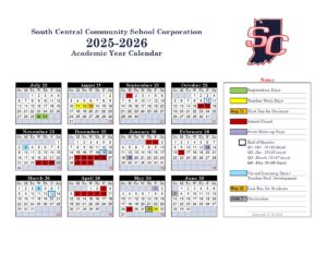 South Central Community School Corporation 2025-2026