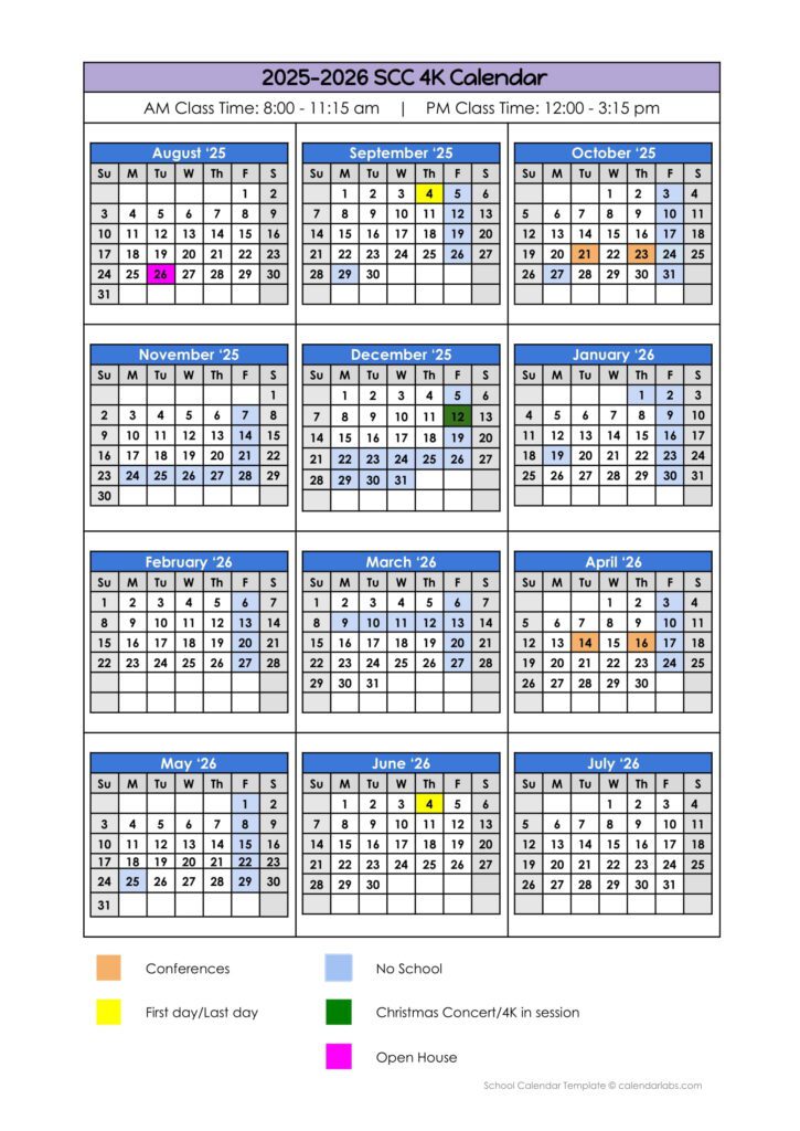St. Croix Central School District calendar