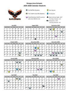 Viroqua Area Schools calendar