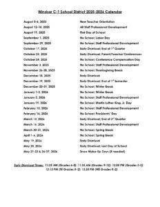 Windsor C-1 School District 25-26, 2