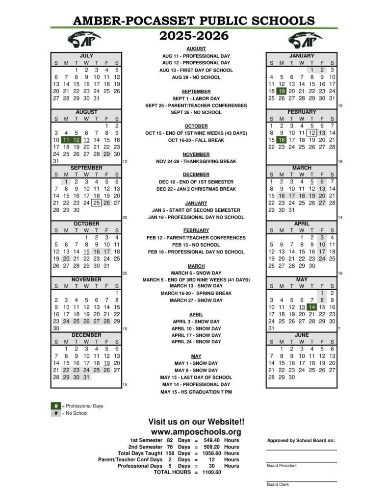 Amber-Pocasset Public Schools
