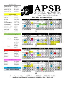 apsb calendar