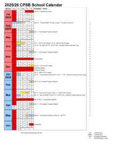 Catahoula Schools CALENDAR