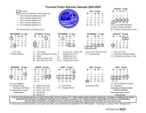Calendar - Trumbull Public School District