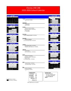 Cheney USD 268 25-26