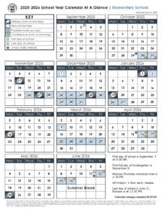 Corvallis School District 25-26, 1 calendar