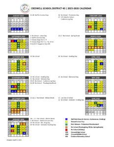 Creswell School District 40 25-26