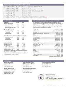 ellington public schools calendar