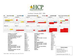 harding charter schools calendar