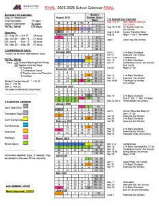Muscatine Community School DistrictMuscatine Community School District calendar