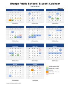 oess calendar